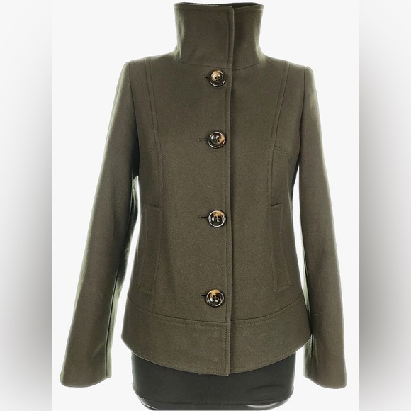 Benetton Demi Coat Mock Neck - Picture 1 of 8